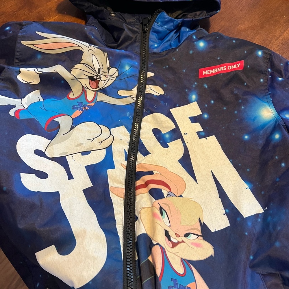 Members Only Space Jam Kids Jacket - Blue